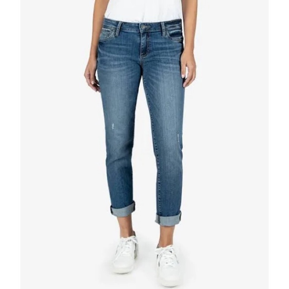 KUT From The Kloth Catherine Boyfriend Jeans Sz 0